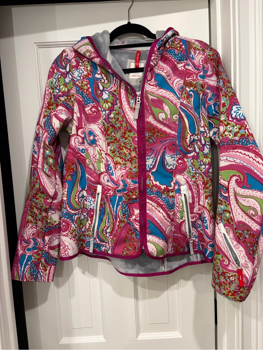 Bogner Pink Paisley Ski Jacket